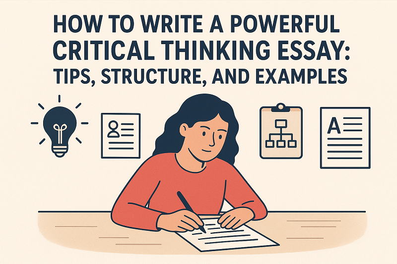 how to write a critical thinking essay
