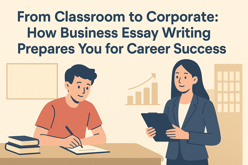 how to write business essay
