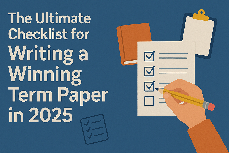 term paper writing checklists