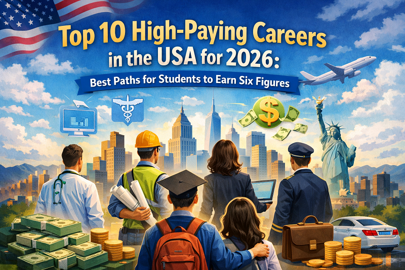 high paying careers USA 2026