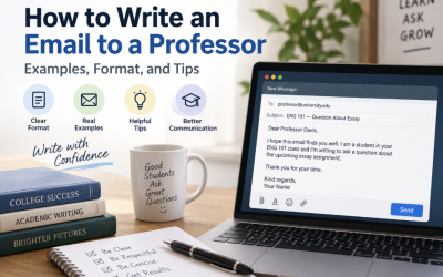 How to Write an Email to a Professor (with Examples and Templates)